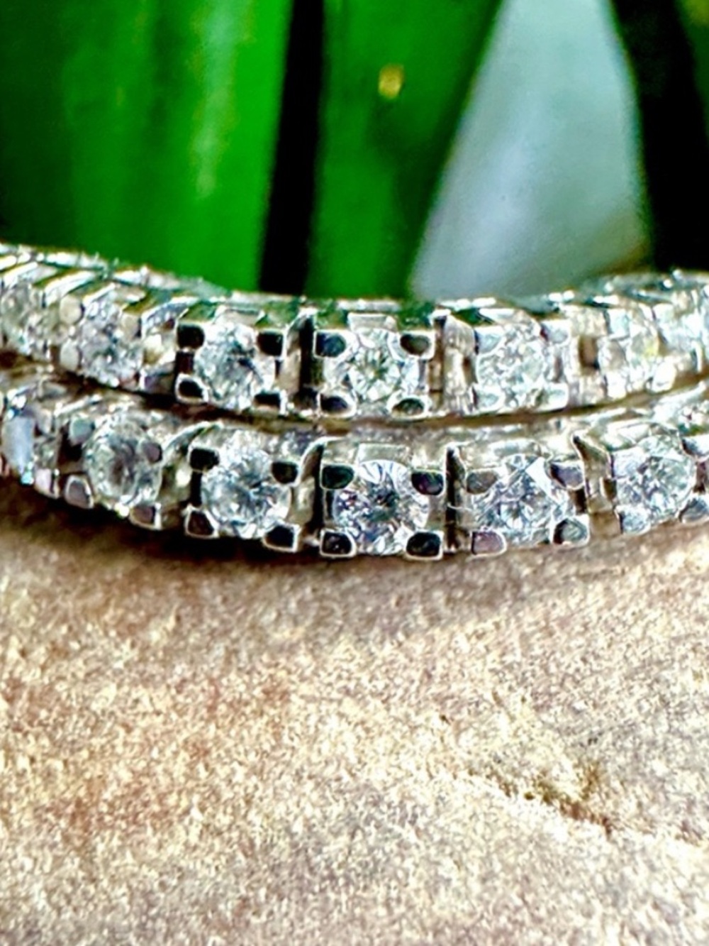 14k 3cttw Natural Diamond Tennis Bracelet